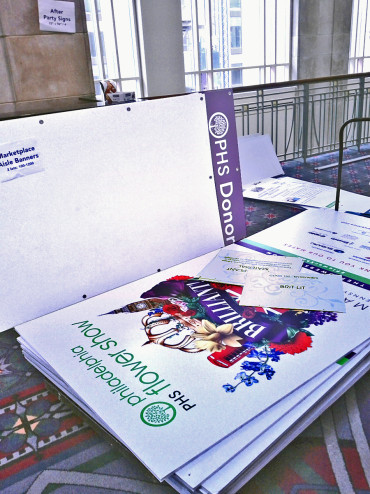 flower show signs