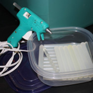 glue gun and sticks