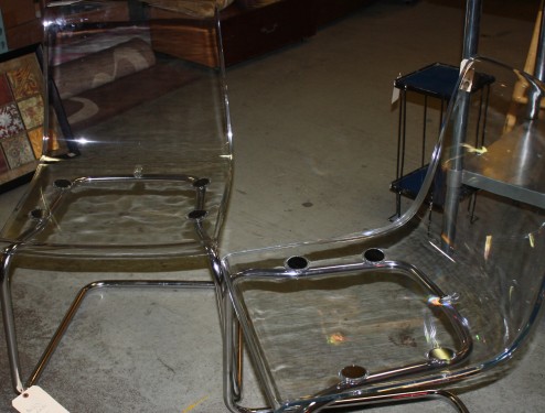 clear chairs
