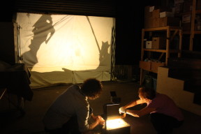 shadow mermaid and fisherman