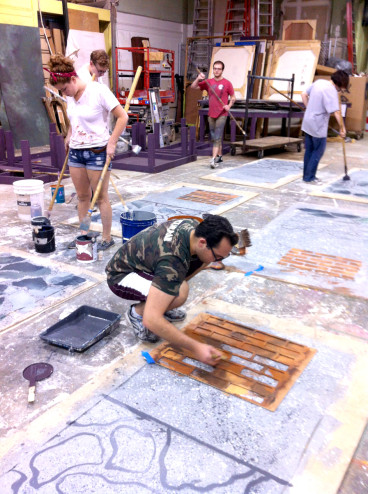 Uarts scenic painting class 1