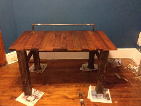 desk staining