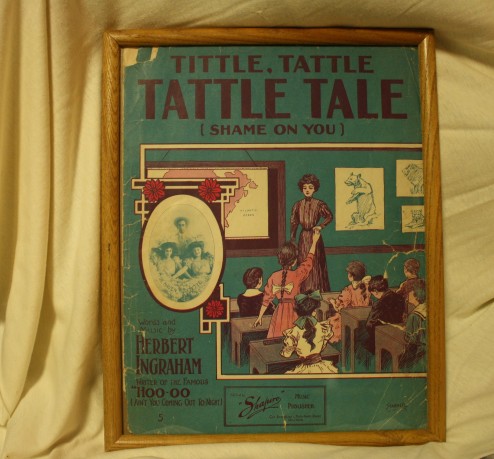 tattle framed vintage music