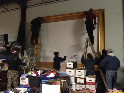 taking down frame