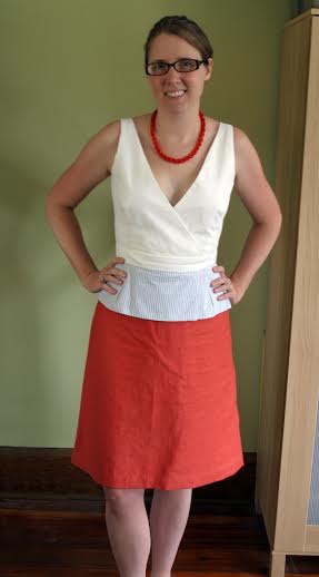 Read more about the article Sam’s remade skirt and shirt!