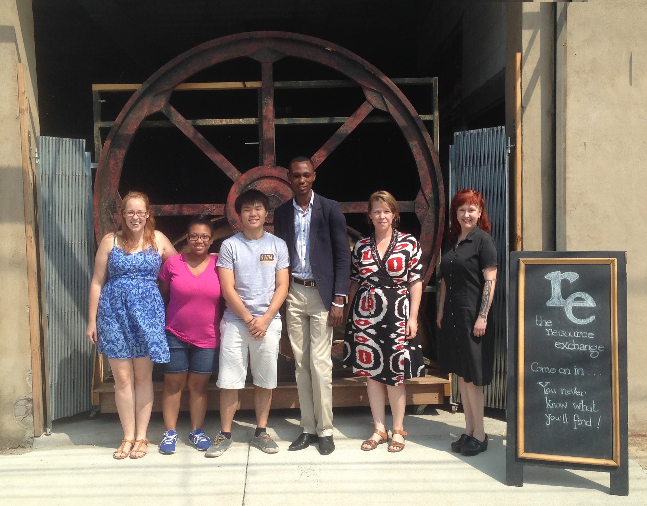 re crew with interns and Johannes
