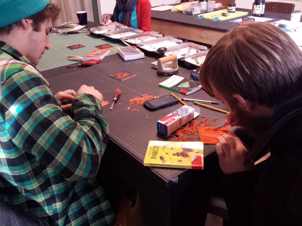 insect workshop carving 2