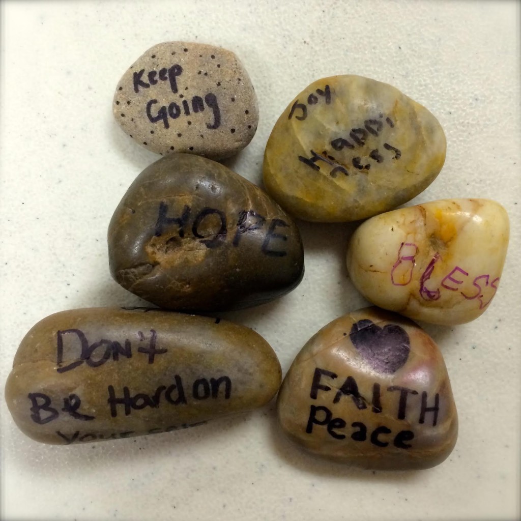 self compassion stones