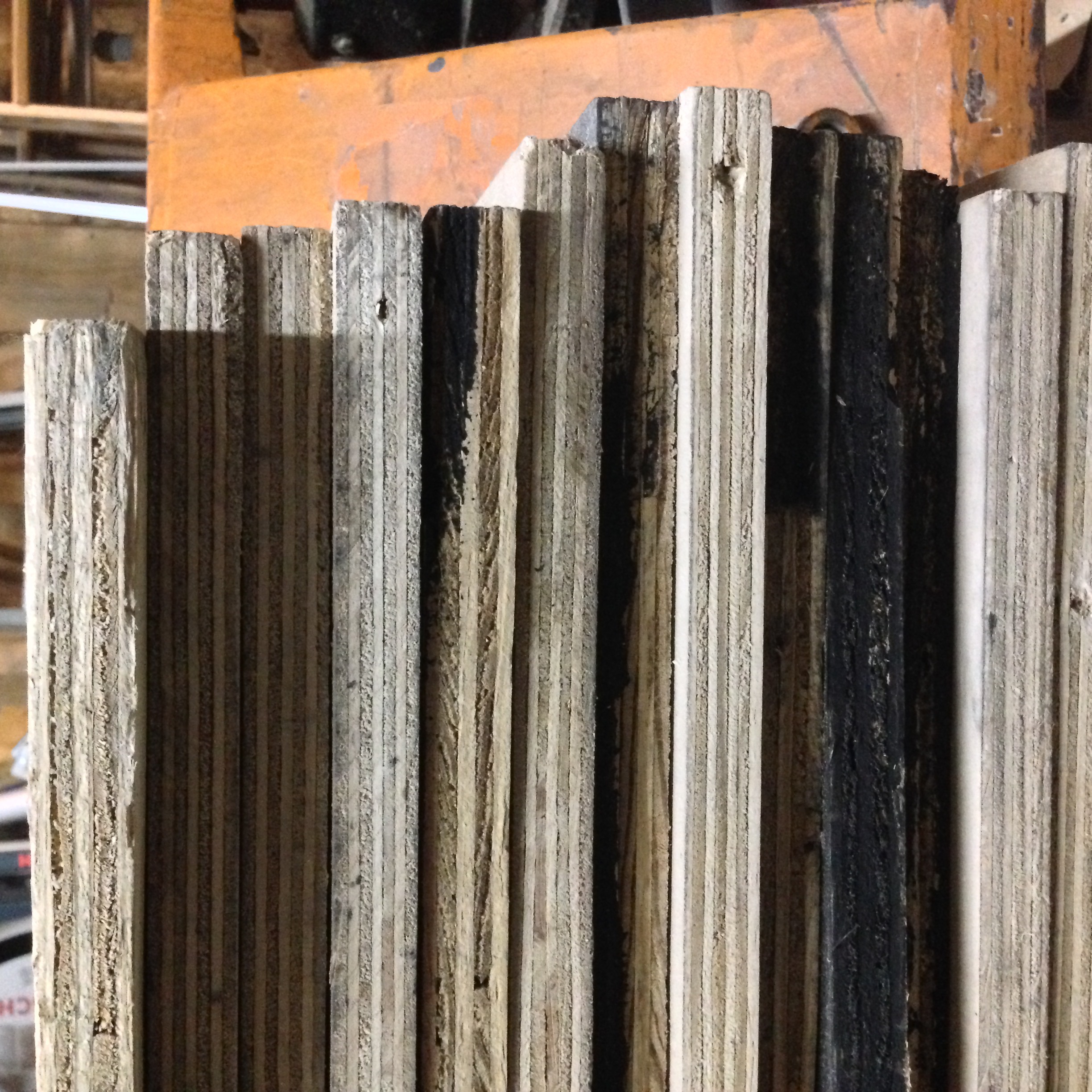 Plywood half sheets