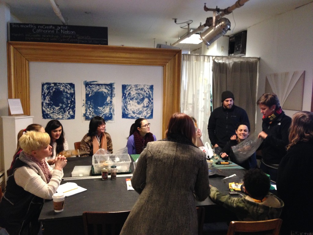 sunprint workshop instruction 3