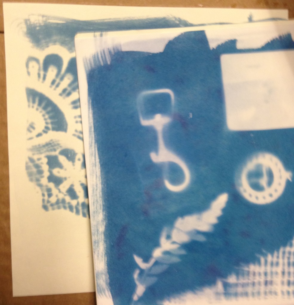 sunprint workshop participant work 2