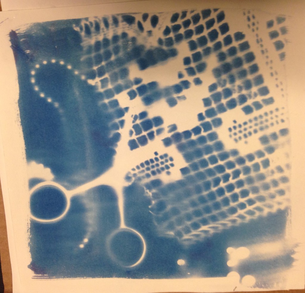 sunprint workshop participant work 3