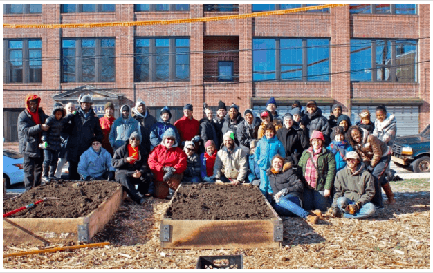 Read more about the article Lumber From Movie Set Goes To Community Garden!