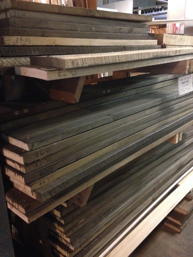 poplar planks