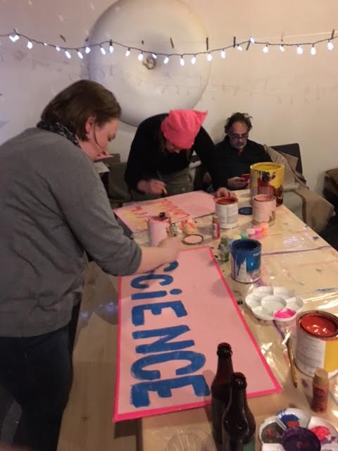 Kristie's sign making party 5