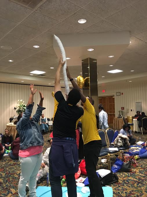 Read more about the article Constructivist Play for Adults Workshop uses reclaimed materials!