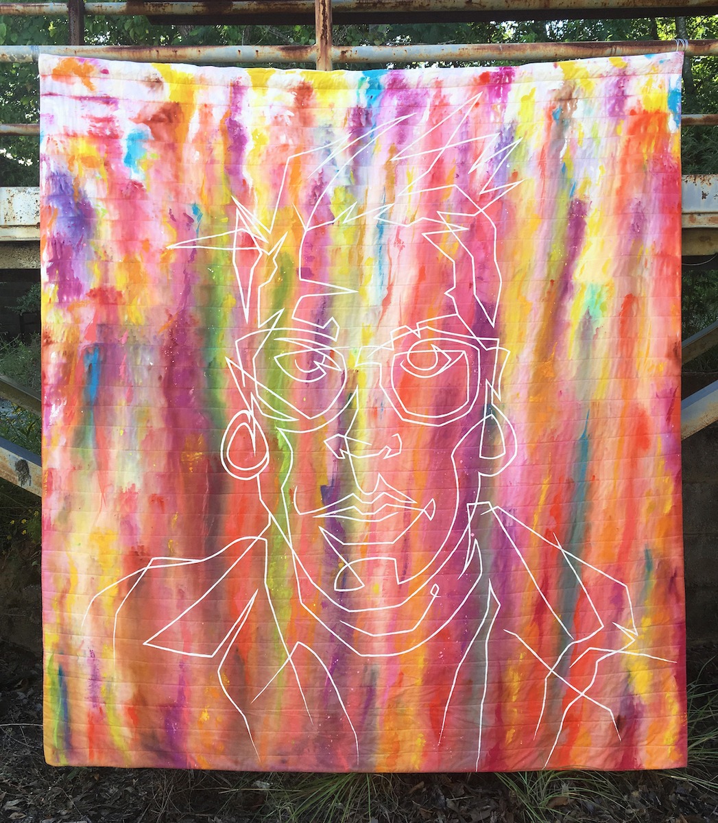 Read more about the article Sustainability in a Self Portrait: Rain Quilt by Olan Reeves