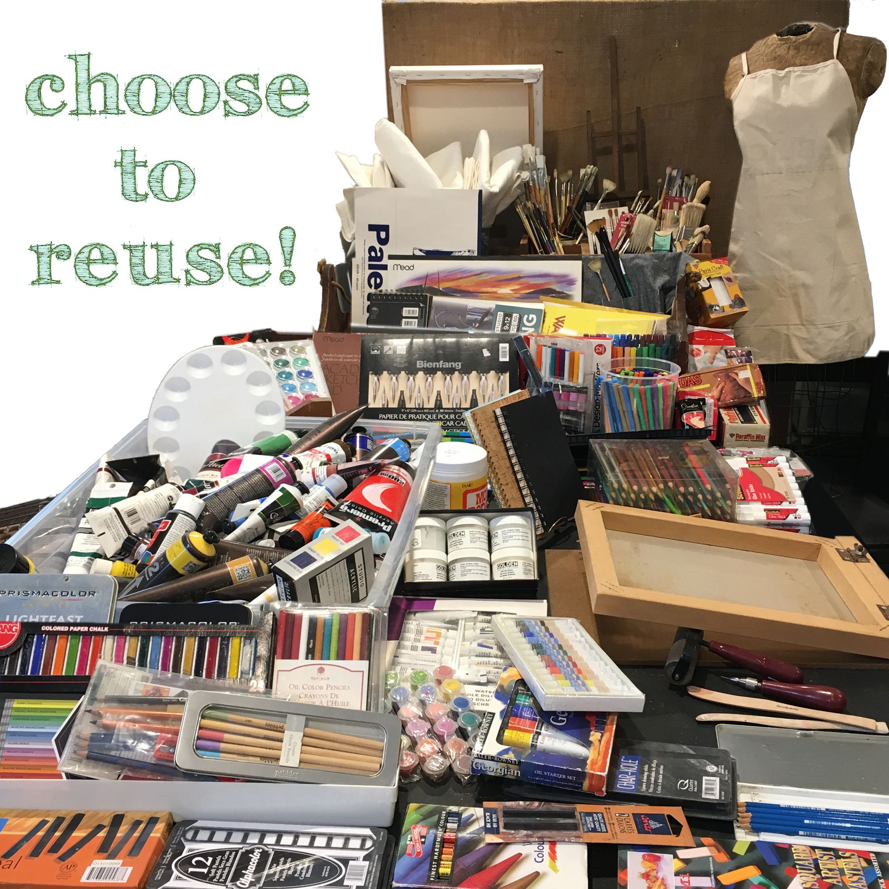 Read more about the article Expanded Reclaimed Art and Craft Supply Section!