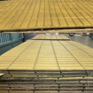 Yellow Faux Brick Panels