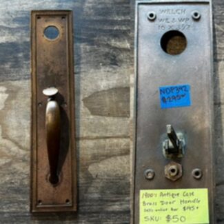 1900’s Antique Cast Brass Door Handle