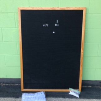 Felt Letter Board + Letters