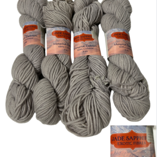 Jade Sapphire Mongolian Cashmere River Pearl 2-ply Yarn